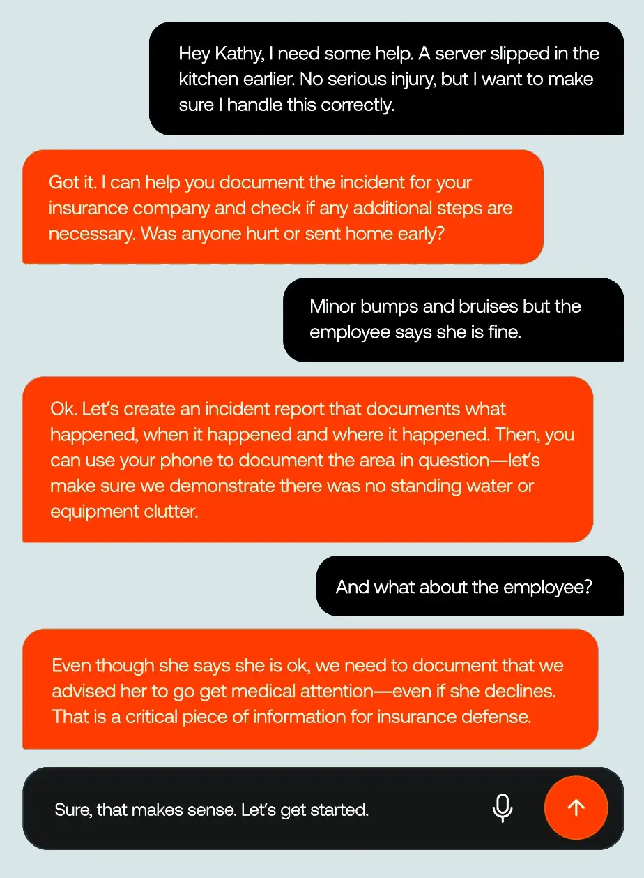 Ask Kat AI assistant interface